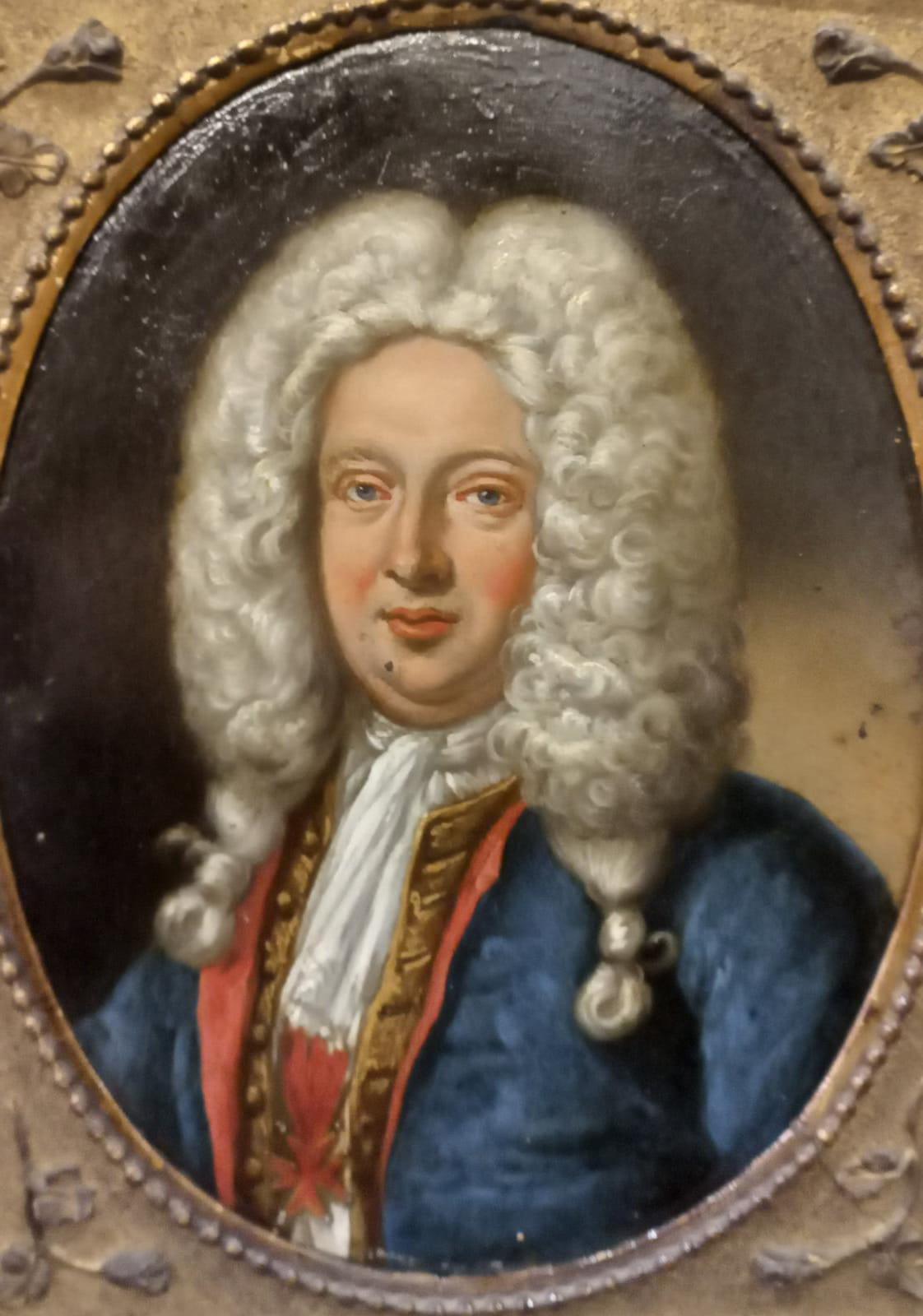 Oiled Portrait of a French nobleman