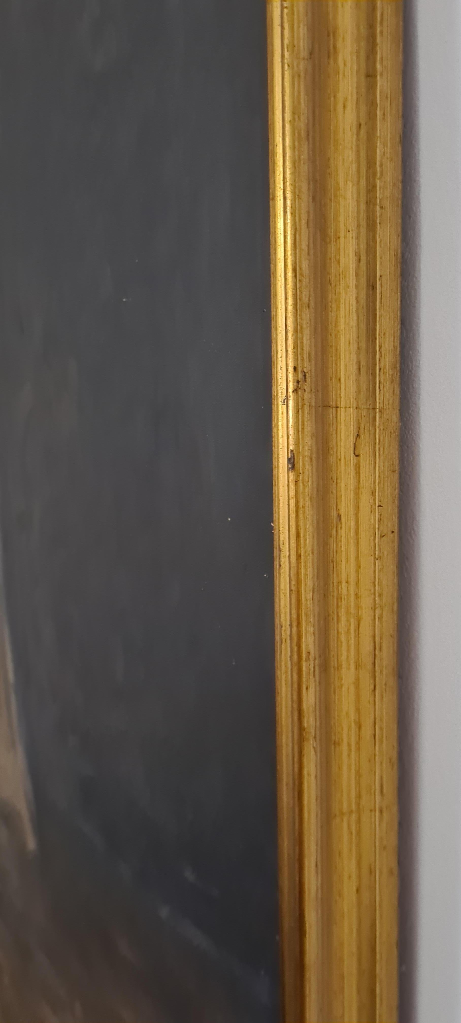 Portrait einer braut ölgemälde auf leinwand von Ernestina mac Orlandini im Angebot 1