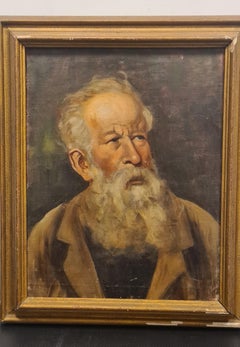 Portrait of man with beard late 19th century era