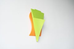 Ritratto Green Wall Hanging Flower Vase Alessandro Mendini Postmodern