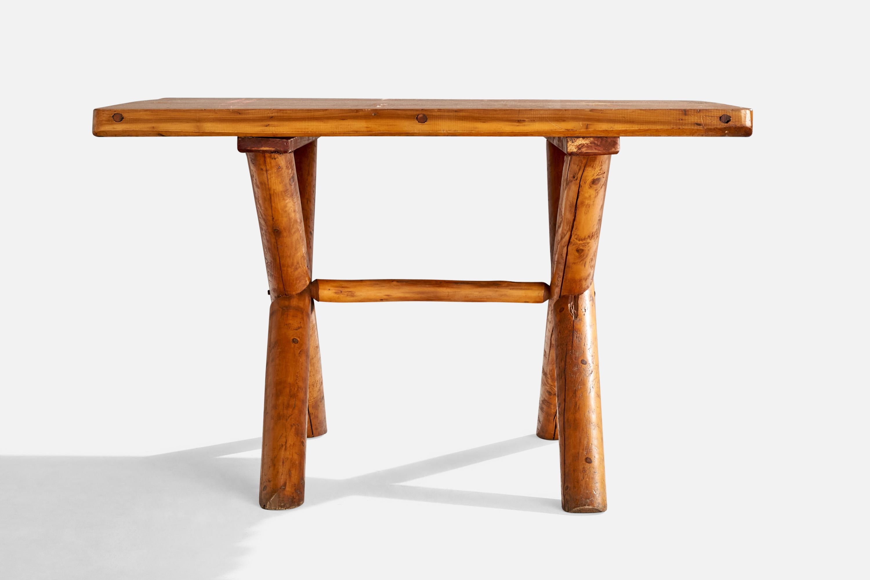 Rittenhouse Furniture, Tavolo da pranzo, Pino, USA, anni '40 in vendita 1