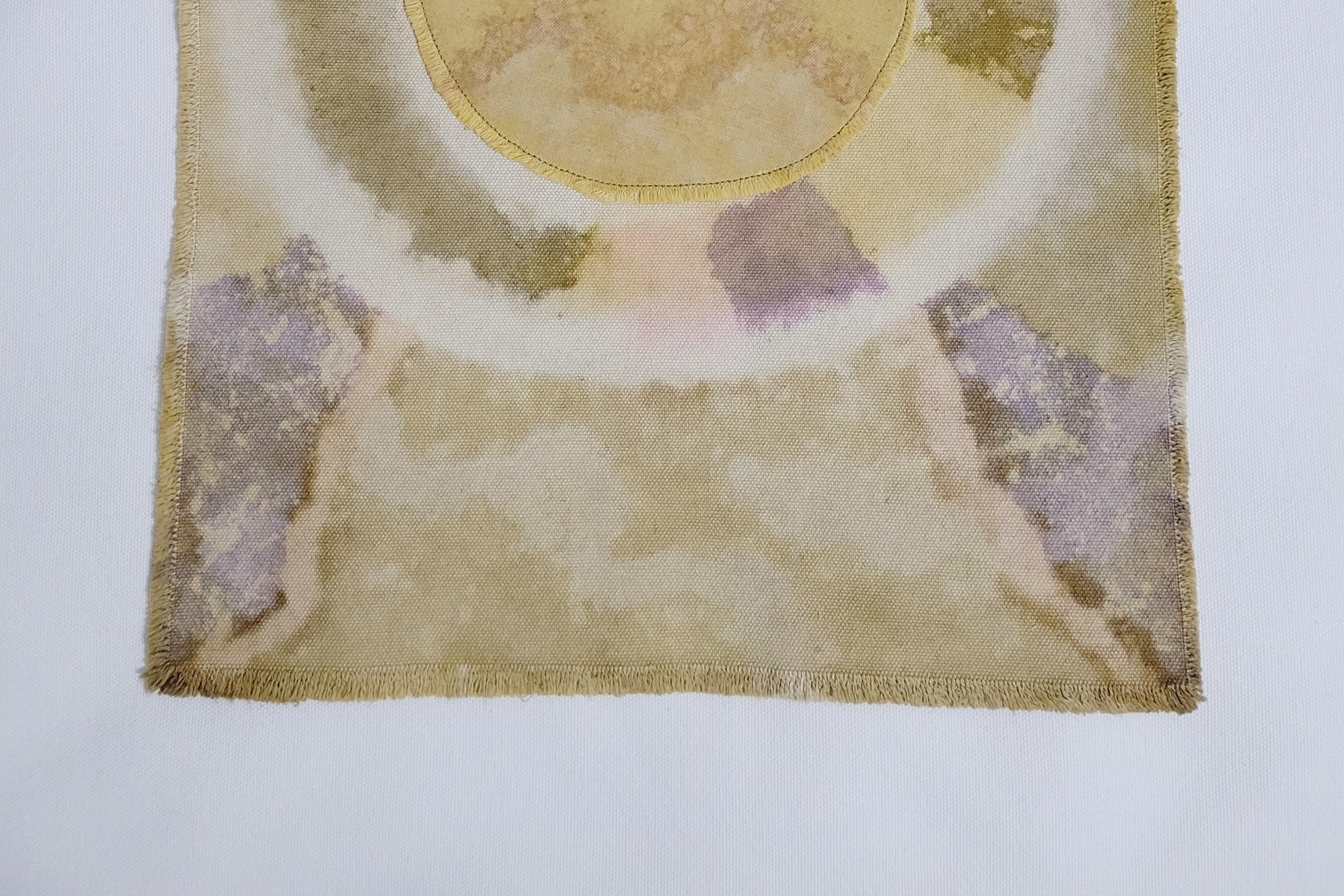 Turkish RITUAL (12) – Plant-Dyed Botanical Art on Cotton Canvas For Sale