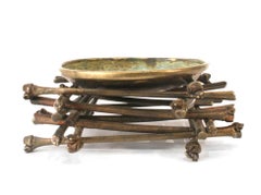 Robert Lee Morris "Ritual Bowl on a Bamboo Pyre" Sculpture