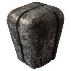 Ritual, Unique Side Table in Hemp Crete by Lucas Tyra Morten