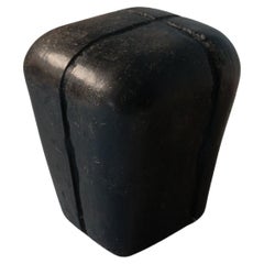 Ritual, Unique Side Table in Hemp Crete by Lucas Tyra Morten