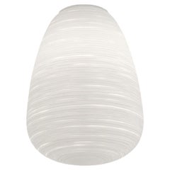 'Rituals 1' Lámpara de techo empotrable de cristal opalino soplado en blanco para Foscarini