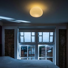 Plafonnier 'Rituals 2' en verre soufflé opalin blanc pour Foscarini