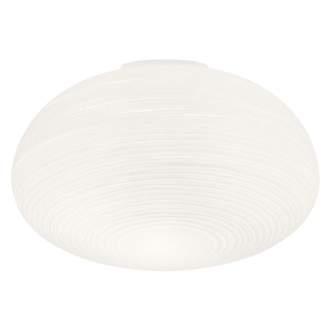 ‘Rituals 2’ Blown Opaline Glass Flush Mount Ceiling Lamp in White for Foscarini