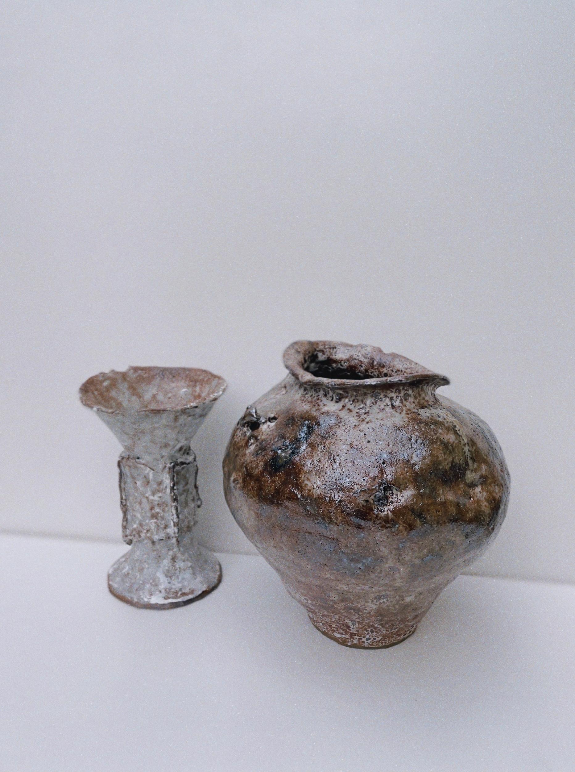 Fired Rituals Vase by Lisa Geue For Sale