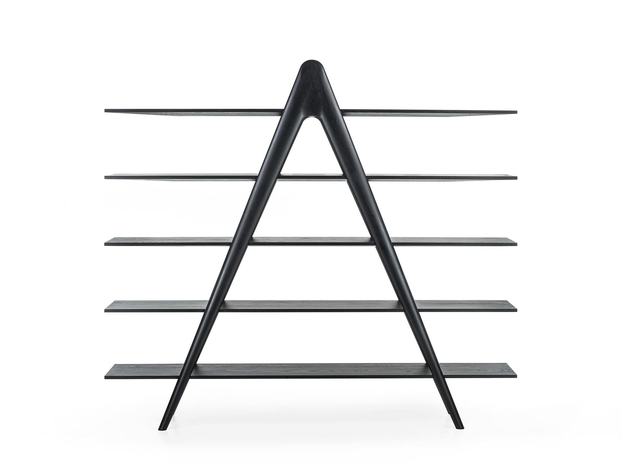 Italian Riva 1920 A-BOOK Bookshelf - Design by Fabio Di Bartolomei W 240 cm / 94.5 in For Sale