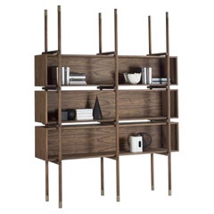 Riva 1920 AQUA Bookshelf – Modular Bookcase by LCM Marin Design Studio