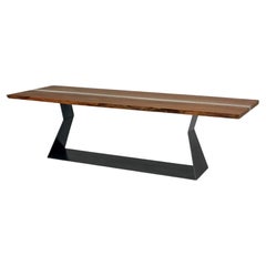 Riva 1920 Bedrock Plank C Resin Table in Walnut Design Terry Dwan W300cm 118.1in