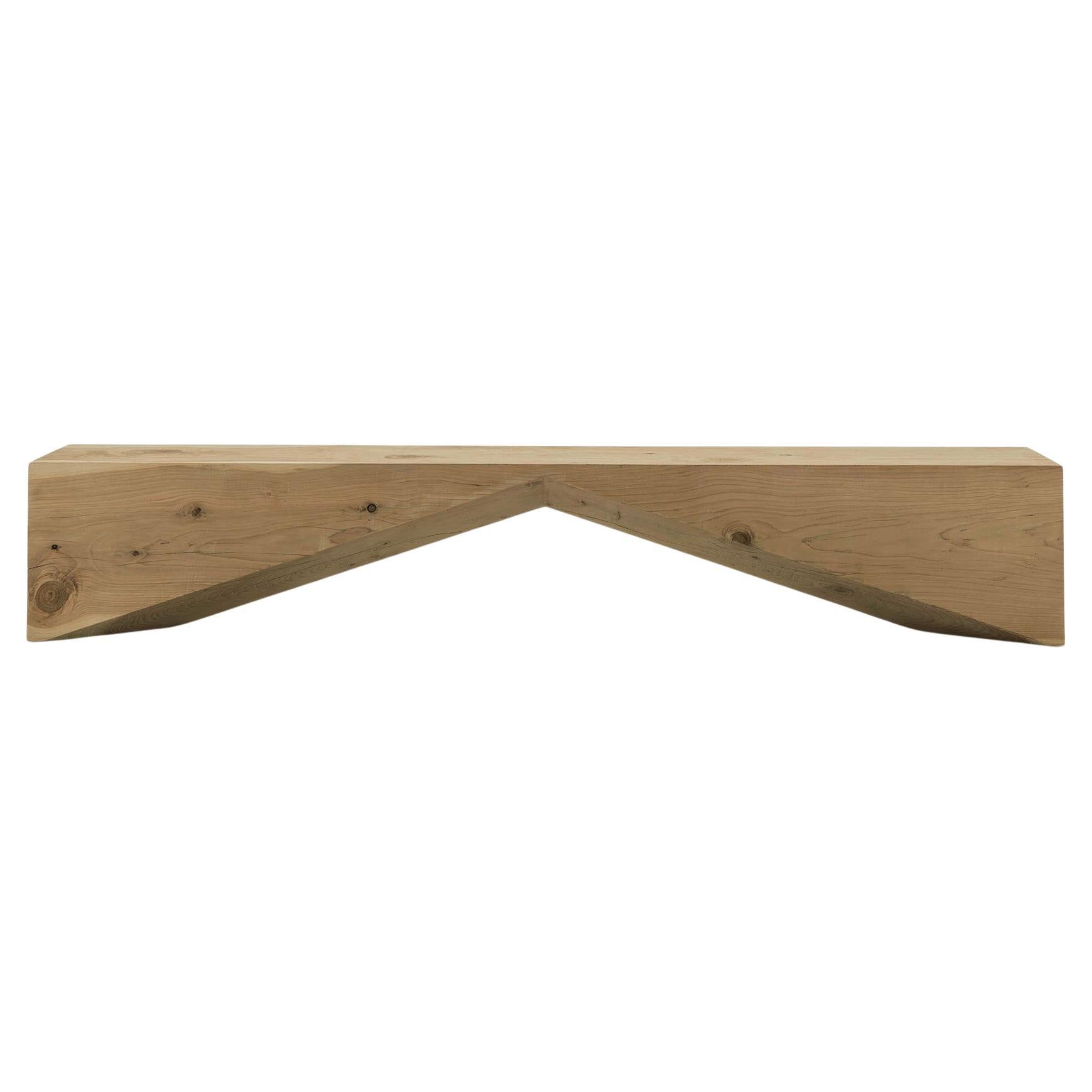Riva 1920 Bridge Bench – Design by C.R.&S., W 240 cm (94.5 in) in vendita