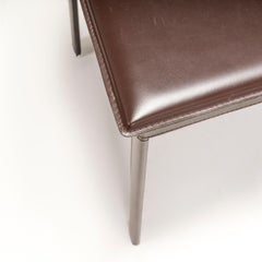 Riva 1920 Brown Leather Dining Chair