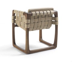 Riva 1920 Bungalow Dining Chair by Jamie Durie, Walnut & Leather