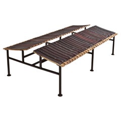 Riva 1920 Chinese Roof Bench – Design by Aldo Cibic, W 182.7 cm (71.9 in)