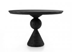 Riva 1920 CIRCUS – Solid Cedar Round dining Table by Isabelle Rigal - Vulcano