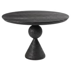 Riva 1920 CIRCUS – Solid Cedar Round dining Table by Isabelle Rigal - Vulcano