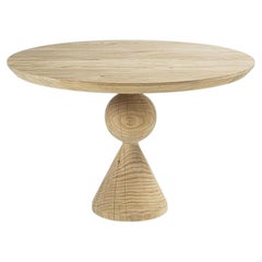 Riva 1920 CIRCUS – Solid Cedar Wood Round dining Table by Isabelle Rigal