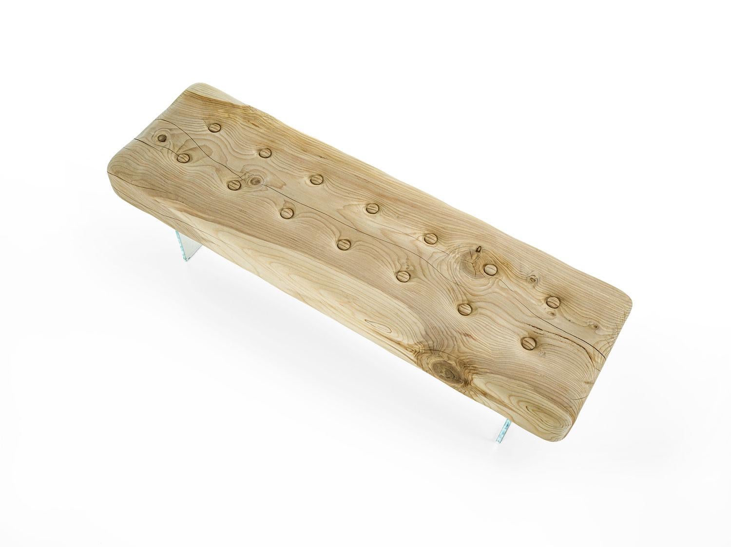 Riva 1920 Giacinto Bench - Design by Studio AMeBE, W 130 cm (51.2 in) In New Condition For Sale In Alcamo, IT