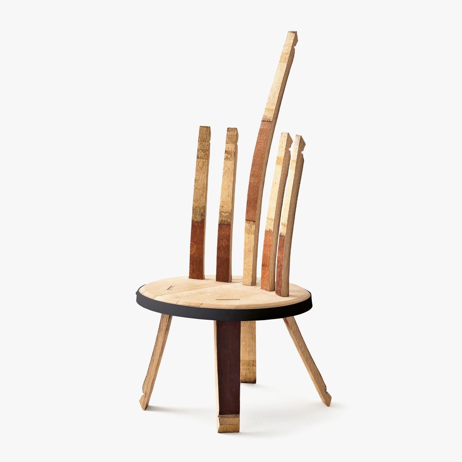 Italian Riva 1920 GOFFO Chair - design Alessandro Mendini For Sale