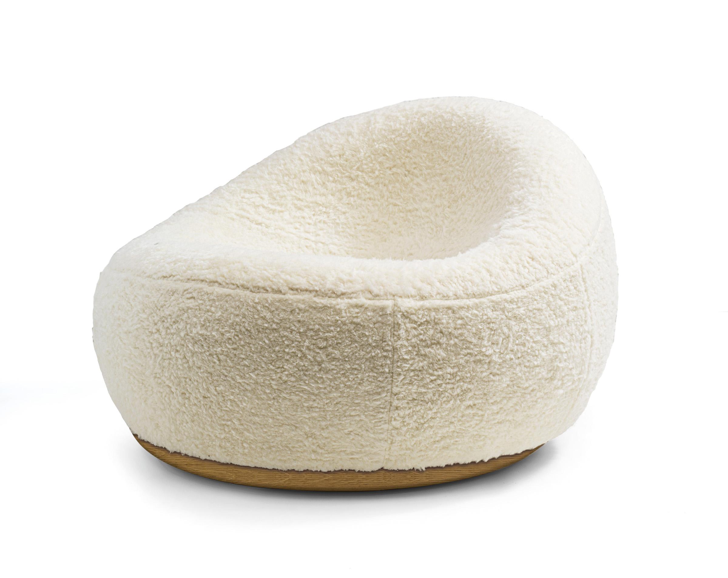 Italian Riva 1920 MAUI RELAX Swivel armchair – Design by Terry Dwan Ø 90 cm / 35.4 in in vendita