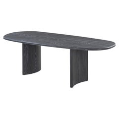 Riva 1920 Medialuna – Grey Pigmented Ash Table by Authentic Design 240 cm 94.5in