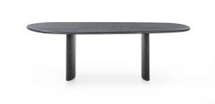Riva 1920 Medialuna - Tisch aus grau pigmentierter Esche von Authentic Design 280cm 110.2in