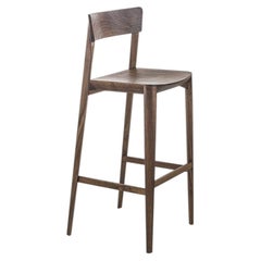 Riva 1920 Mia Bar Stool - Walnut Bar Stool by Authentic Design 104 cm 40.9 in