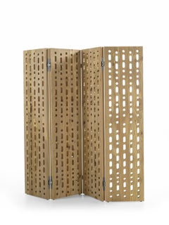 Riva 1920 MORSE – Perforated Room Divider in Cedar Wood by Authentic Design
