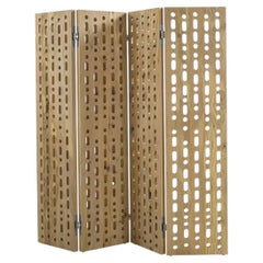 Riva 1920 MORSE – Perforated Room Divider in Cedar Wood by Authentic Design