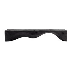 Riva 1920 Mountains Bench - Hsiao-Ching Wang Cedar Wood W 240 cm (94.5 in) Black