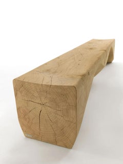 Riva 1920 Mountains Bench - Hsiao-Ching Wang - Cedar Wood, W 240 cm (94.5 in)