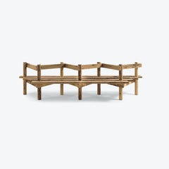 Riva 1920 Palizzata Bench - Design by Michele De Lucchi, W 297 cm (116.9 in)