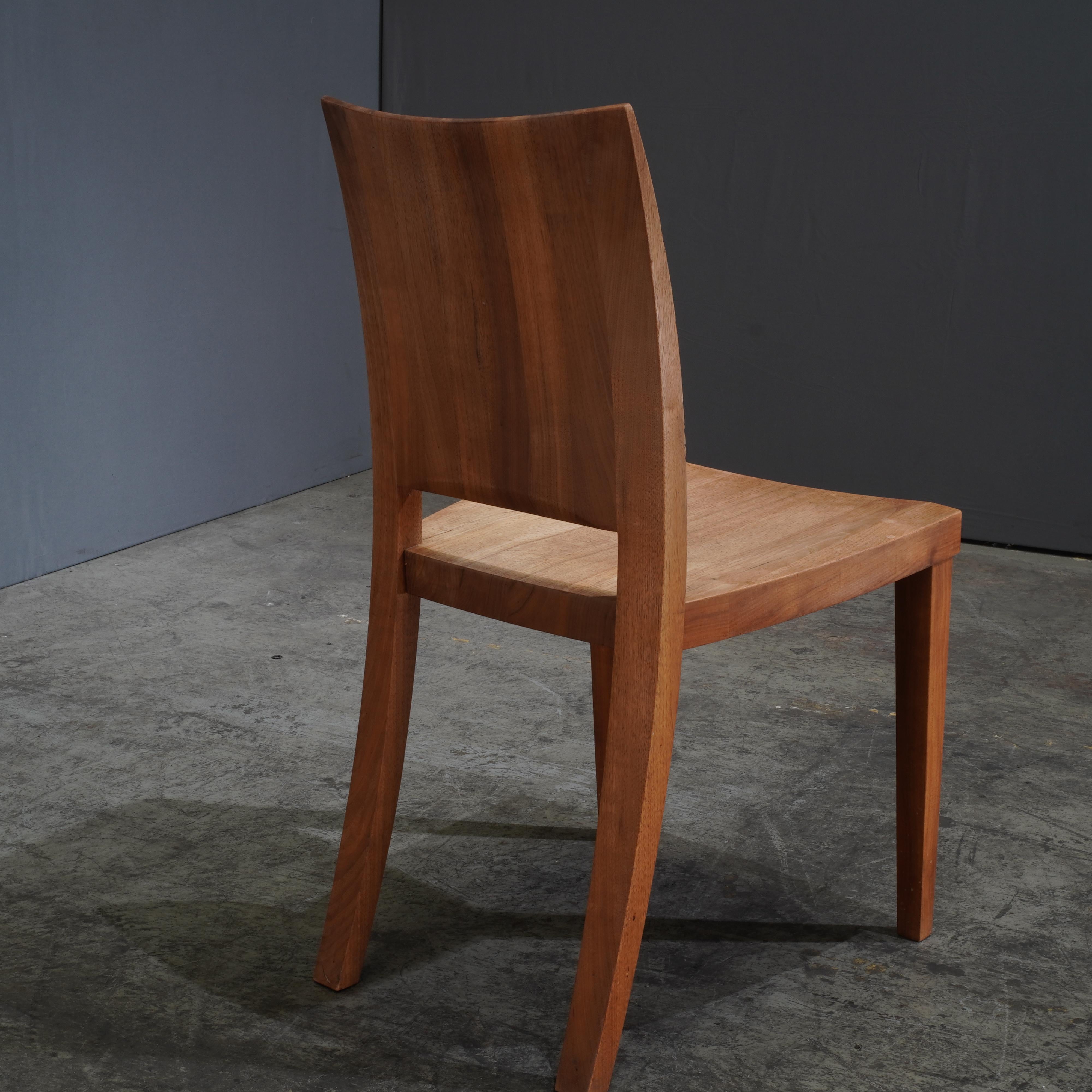 Sedie in noce Pimpinella di Riva 1920 di Riccardo Arbizzoni, set di dieci sedie in vendita 1