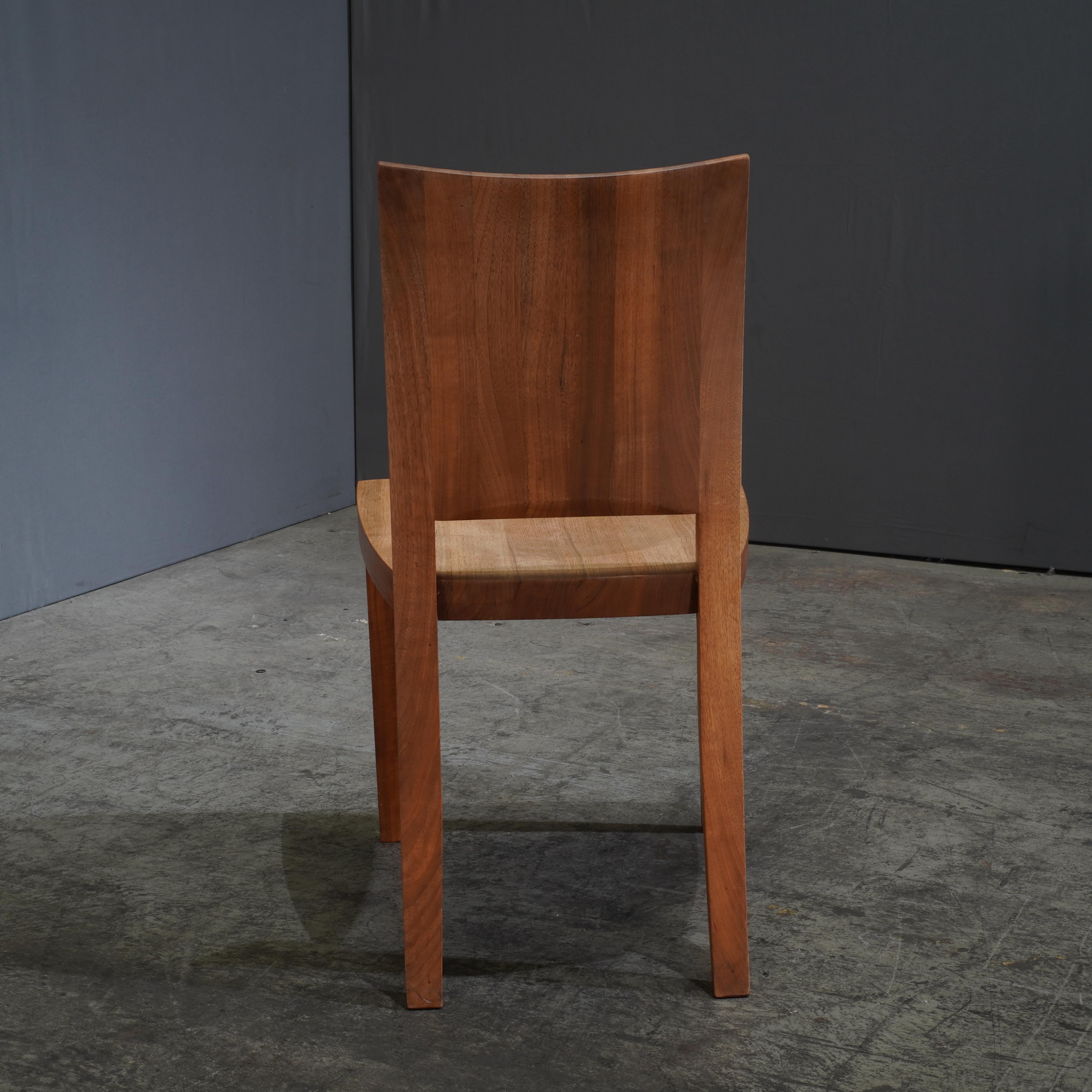 Sedie in noce Pimpinella di Riva 1920 di Riccardo Arbizzoni, set di dieci sedie in vendita 2
