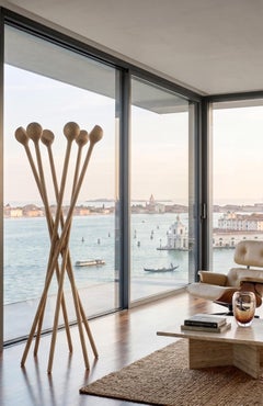 Riva 1920 PIN – Solid Oak Coat Stand by Authentic Design