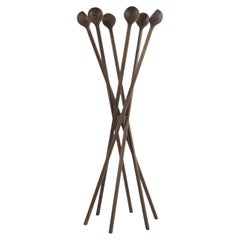Riva 1920 PIN – Solid Walnut Coat Stand by Authentic Design
