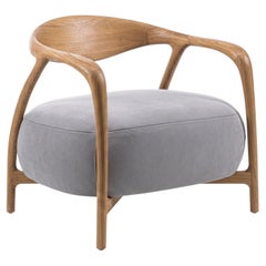 Riva 1920 PLEIADI – Armchair with Leather Seat by Carlesi Tonelli