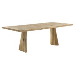 Riva 1920 Solid Swing Outdoor Dining Table with Cedar Wood Base - 300 cm 118.1in