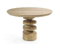 Riva 1920 TORNADO – Solid Cedar Wood Dining Table by Isabelle Rigal