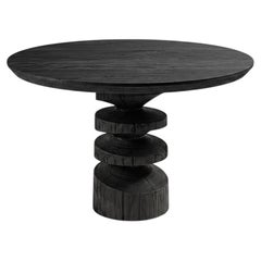 Riva 1920 TORNADO – Solid Cedar Wood Dining Table by Isabelle Rigal - Vulcano