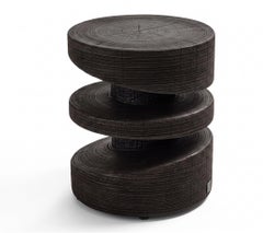 Tabouret Riva 1920 TORNADO - Tabouret en bois de cèdre massif de Vulcano par Isabelle Rigal