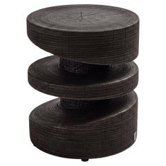 Tabouret Riva 1920 TORNADO - Tabouret en bois de cèdre massif de Vulcano par Isabelle Rigal