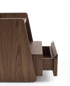 Riva 1920 Urca Night Table – Walnut Nightstand by Ronald Sasson