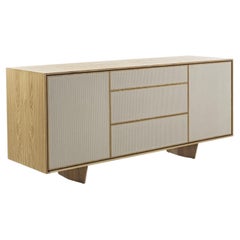 Riva 1920 VELA Sideboard 100+6 Sideboard with Woven Leather by Authentic Design