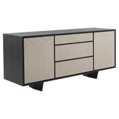 Riva 1920 VELA Sideboard 100+6 Sideboard mit gewebtem Leder von Authentic Design