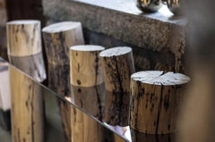 Console Riva 1920 en bois de briccola de Venise par Claudio Bellini