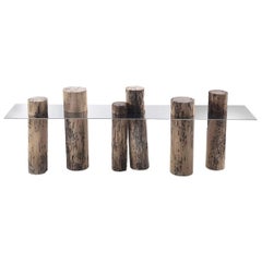Riva 1920 Venice Briccola Wood Console by Claudio Bellini