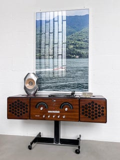 Riva Aquarama am Comer See Kunstdruck von Spinzi, Italienisch Dolcevita